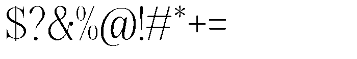 Magerist Light Plain Font OTHER CHARS