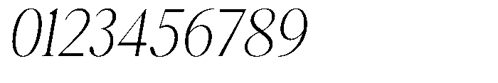 Magerist Light Semi Expanded Italic Font OTHER CHARS
