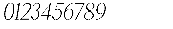 Magerist Light Semi Expanded Slant Font OTHER CHARS