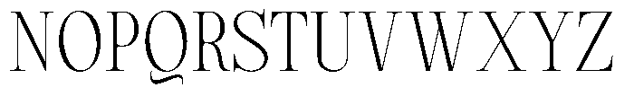 Magerist Light Font UPPERCASE