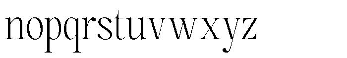 Magerist Light Font LOWERCASE