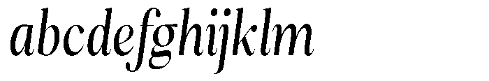 Magerist Medium Condensed Italic FONT