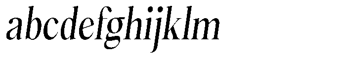 Magerist Medium Condensed Slant FONT