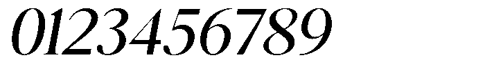 Magerist Medium Expanded Italic Font OTHER CHARS