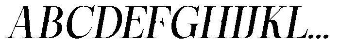 Magerist Medium Expanded Italic Font UPPERCASE