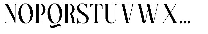 Magerist Medium Plain Font UPPERCASE