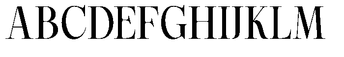 Magerist Medium Semi Expanded Plain Font UPPERCASE