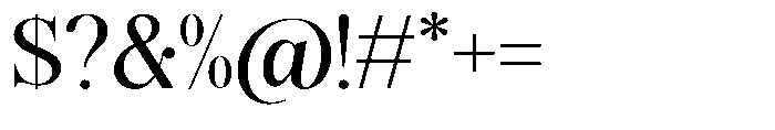 Magerist Medium Semi Expanded Font OTHER CHARS