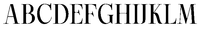 Magerist Medium Semi Expanded Font UPPERCASE
