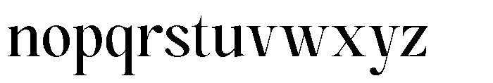 Magerist Medium Semi Expanded Font LOWERCASE