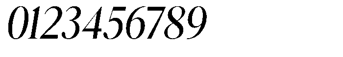 Magerist Medium Slant Font OTHER CHARS