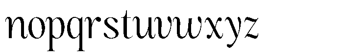 Magerist Plain Font LOWERCASE