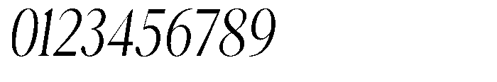 Magerist Semi Condensed Italic Font OTHER CHARS