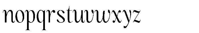 Magerist Semi Condensed Plain Font LOWERCASE