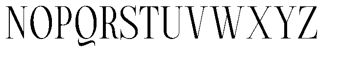 Magerist Semi Condensed Font UPPERCASE