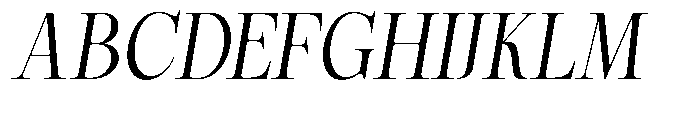Magerist Semi Expanded Italic Font UPPERCASE