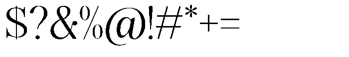 Magerist Semi Expanded Plain Font OTHER CHARS