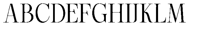 Magerist Semi Expanded Plain Font UPPERCASE