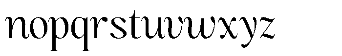 Magerist Semi Expanded Plain Font LOWERCASE