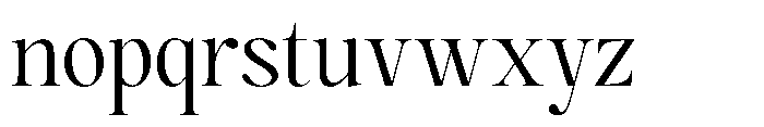 Magerist Semi Expanded Font LOWERCASE