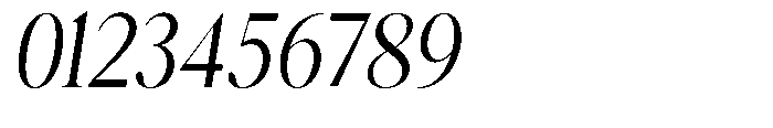 Magerist Var Extra Light Italic Font OTHER CHARS
