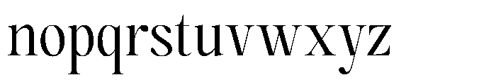 Magerist Var Extra Light Font LOWERCASE