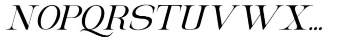 Magerla Serif Italic Font UPPERCASE