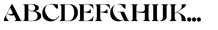 Mageth Font UPPERCASE