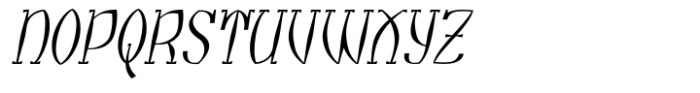 Magfios Italic Font UPPERCASE