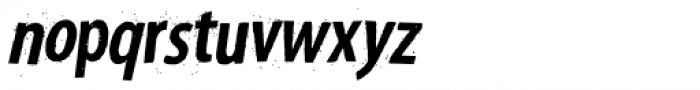 Magg Jumbled Italic Font LOWERCASE