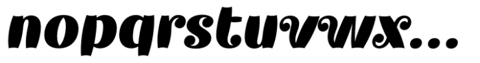 Maggiore Bold Italic Font LOWERCASE