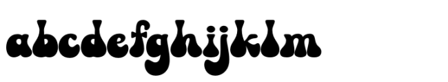 Magic Bloom Regular Font LOWERCASE