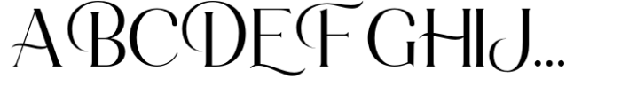 Magic Bright Script Serif Light Font UPPERCASE
