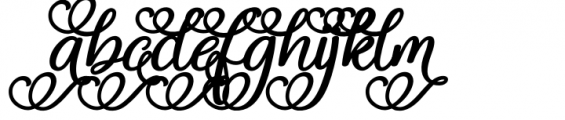 Magic Heart Swash Bold Italic Font LOWERCASE