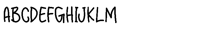 Magic Memories Font UPPERCASE