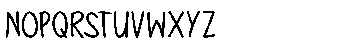 Magic Memories Font LOWERCASE