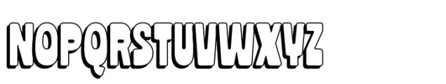 Magic Munchs Rounded Shaded Font UPPERCASE
