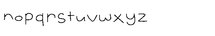 Magic Paw SL Magic Paw Light Font LOWERCASE
