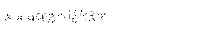 Magic Paw SL Magic Paw Outline Light FONT