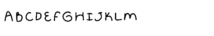 Magic Paw SL Magic Paw Regular Font UPPERCASE