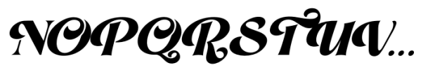 Magic Retro Slant Font UPPERCASE