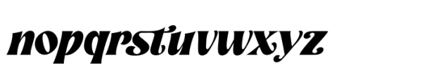 Magic Retro Slant Font LOWERCASE