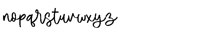 Magic Sketch Font LOWERCASE
