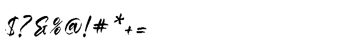 Magic Soft Italic Font OTHER CHARS