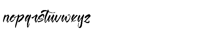 Magic Soft Italic Font LOWERCASE