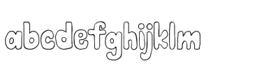 Magic World Line Font LOWERCASE