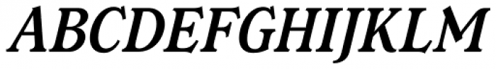 Magica Medium Italic Font UPPERCASE