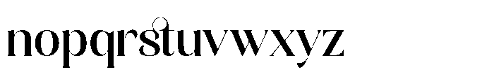 Magical Qardin Regular Font LOWERCASE