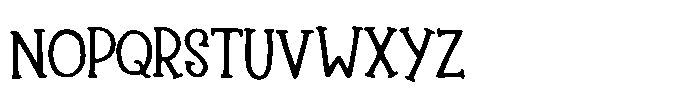 Magical Season Handwriting Font UPPERCASE