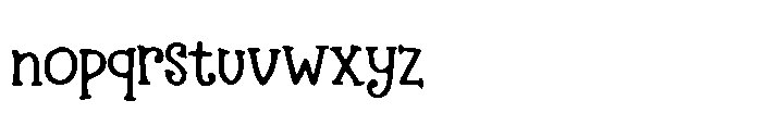 Magical Season Handwriting Font LOWERCASE